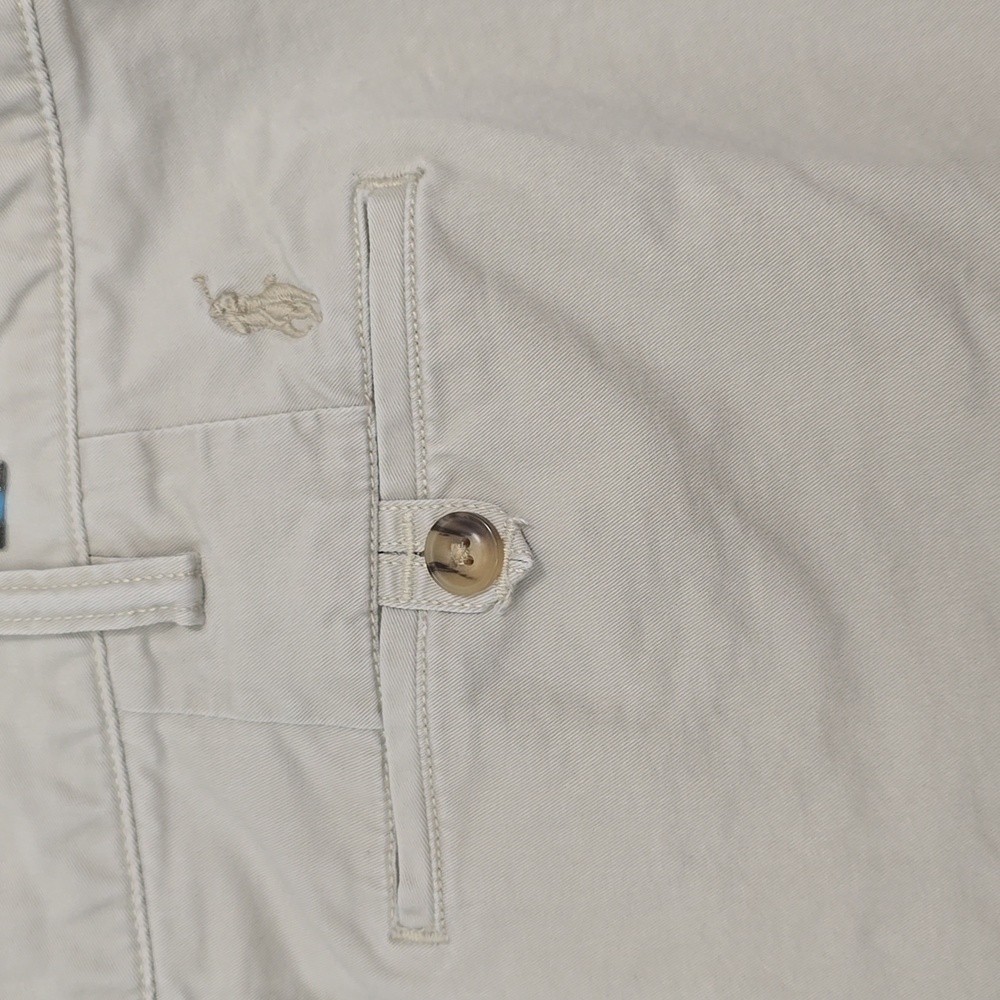 Polo by Ralph Lauren Mens Size 40 Beige Flat Front Shorts - Picture 6 of 13